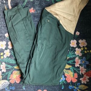 Loft Maternity Green Skinny Jeans, Size 8
